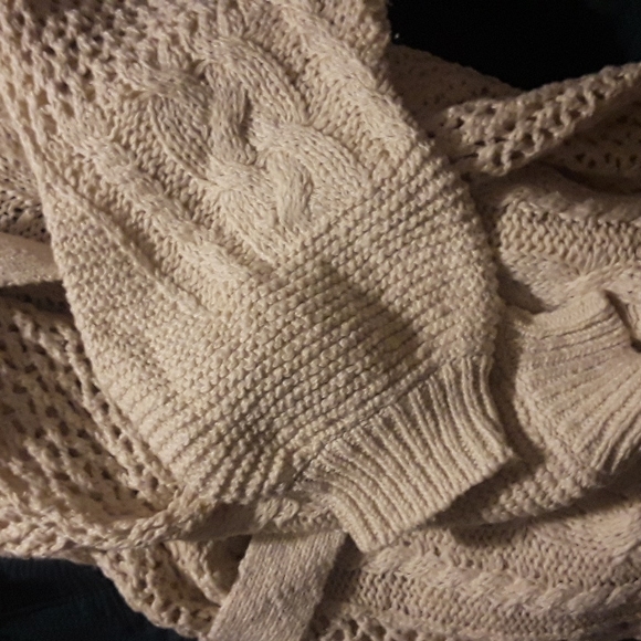 Spell Taletha Cable Cardigan Sweater M/L BNWT FSOT - Picture 11 of 13